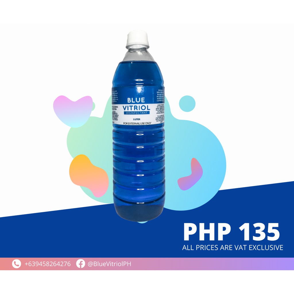 BLUE COPPER DISINFECTANT 1 Liter Refill Shopee Philippines