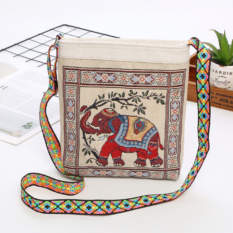 Hot Sale Summer small fresh small square bag small cloth bag canvas