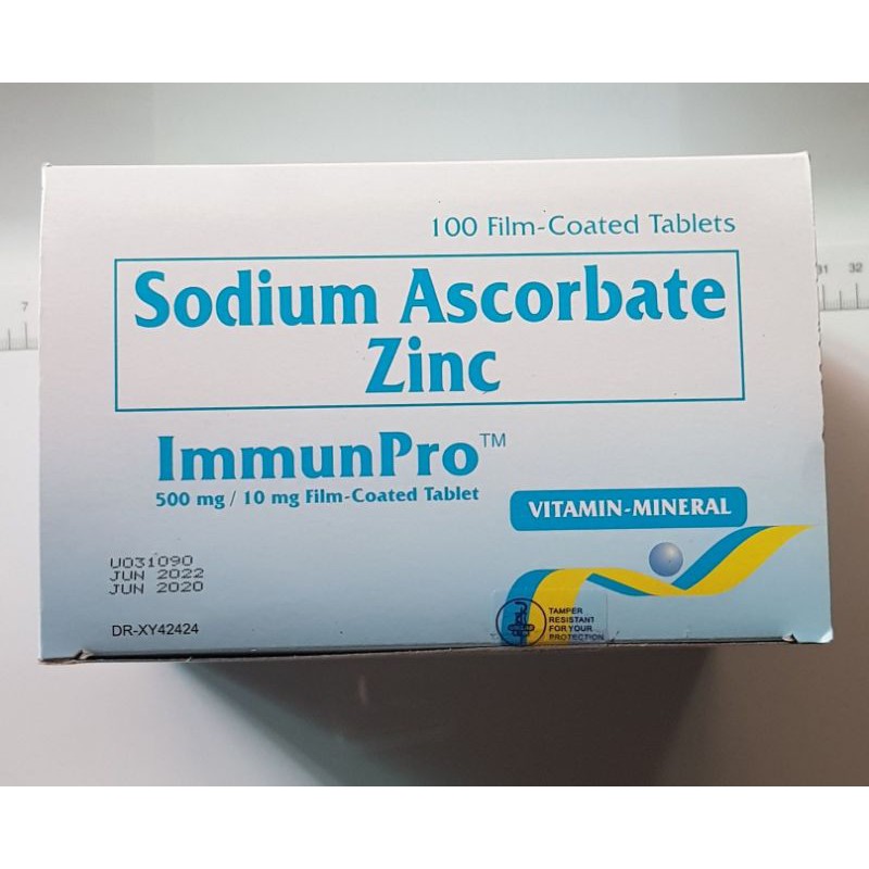Immunpro vitamin C and zinc Shopee Philippines