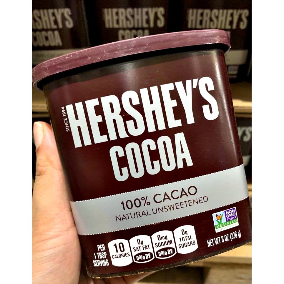 Hershey's Cocoa 100 Cacao Natural Unsweetened chocolate powder