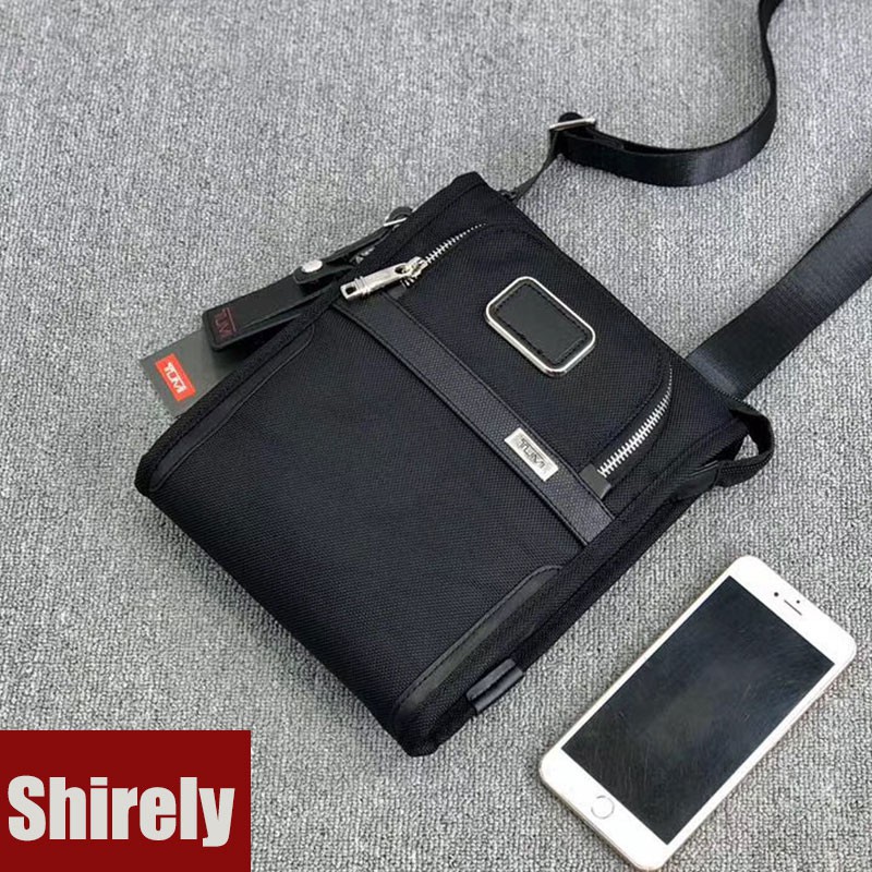 【Shirely.ph】【Ready Stock】TUMI Men's Vertical Ballistic Nylon Shoulder