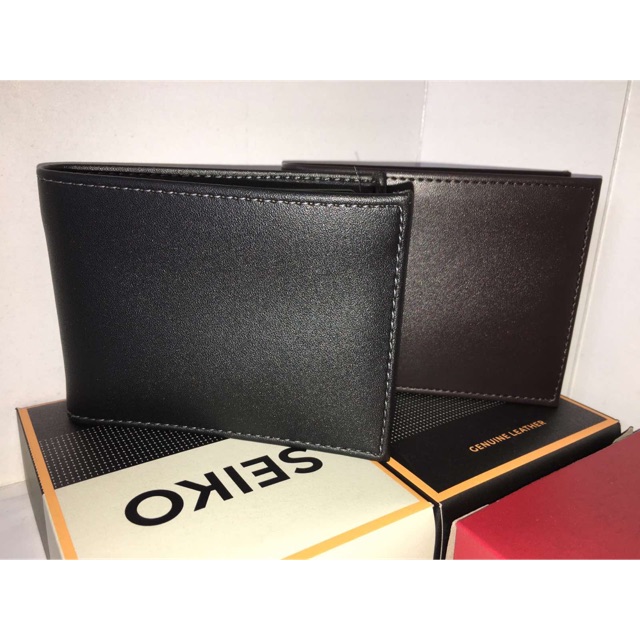 Seiko Leather Wallet HiLuck Collections 14070 8 genuine leather