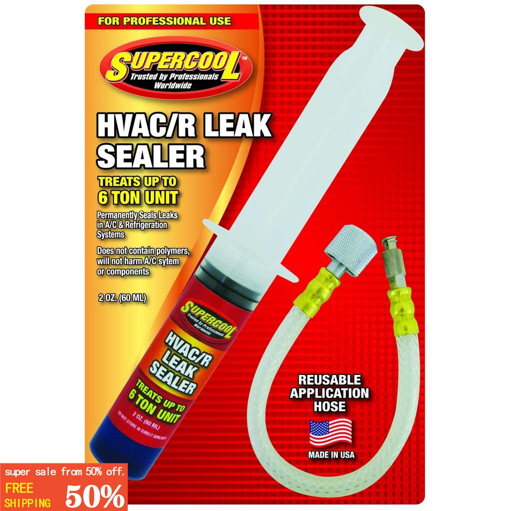 [SUPERCOOL] HVAC/R LEAK SEAL, SEALANT, SEALER, STOP SYRINGE 2OZ IN