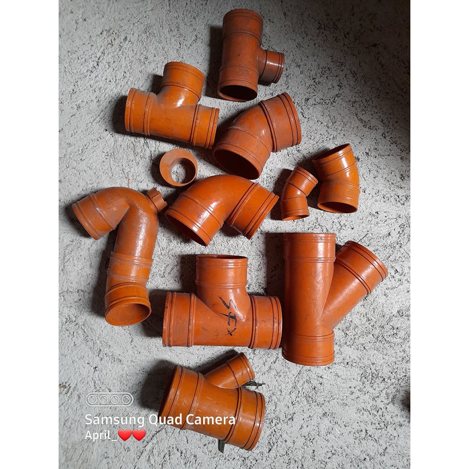 PVC Orange Fittings Standard Brand (Fits to Neltex) Shopee Philippines