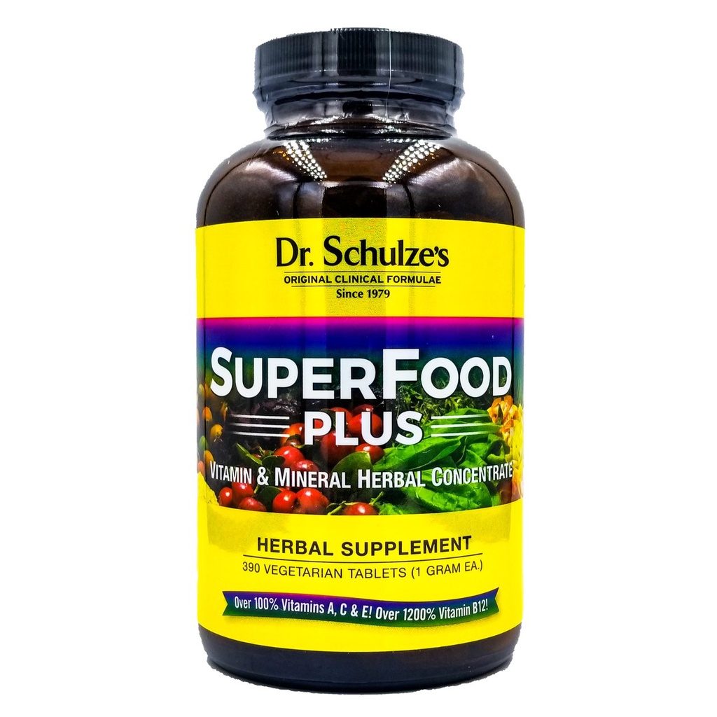 Dr. Schulze's Organic SuperFood Plus Vitamin & Mineral Herbal