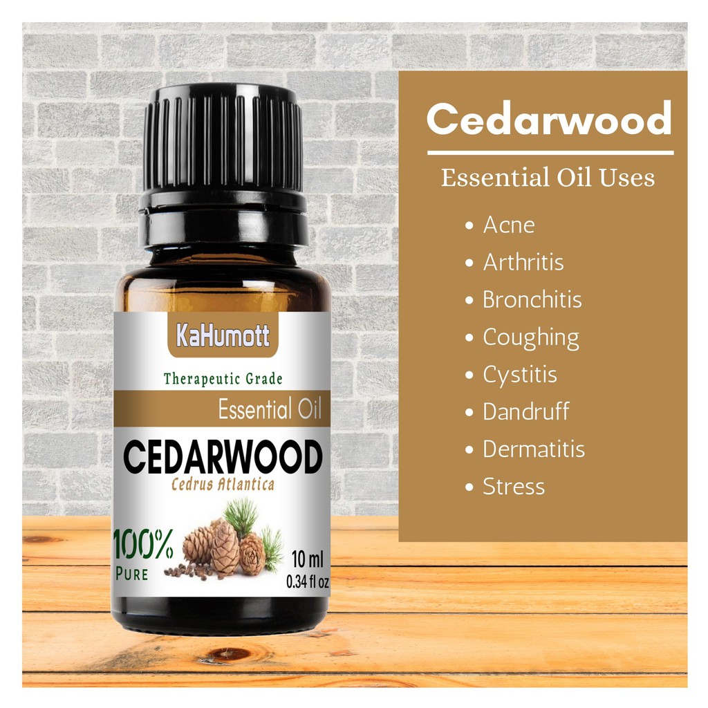 CEDARWOOD 100 Pure Essential Oil 10 ml Shopee Philippines