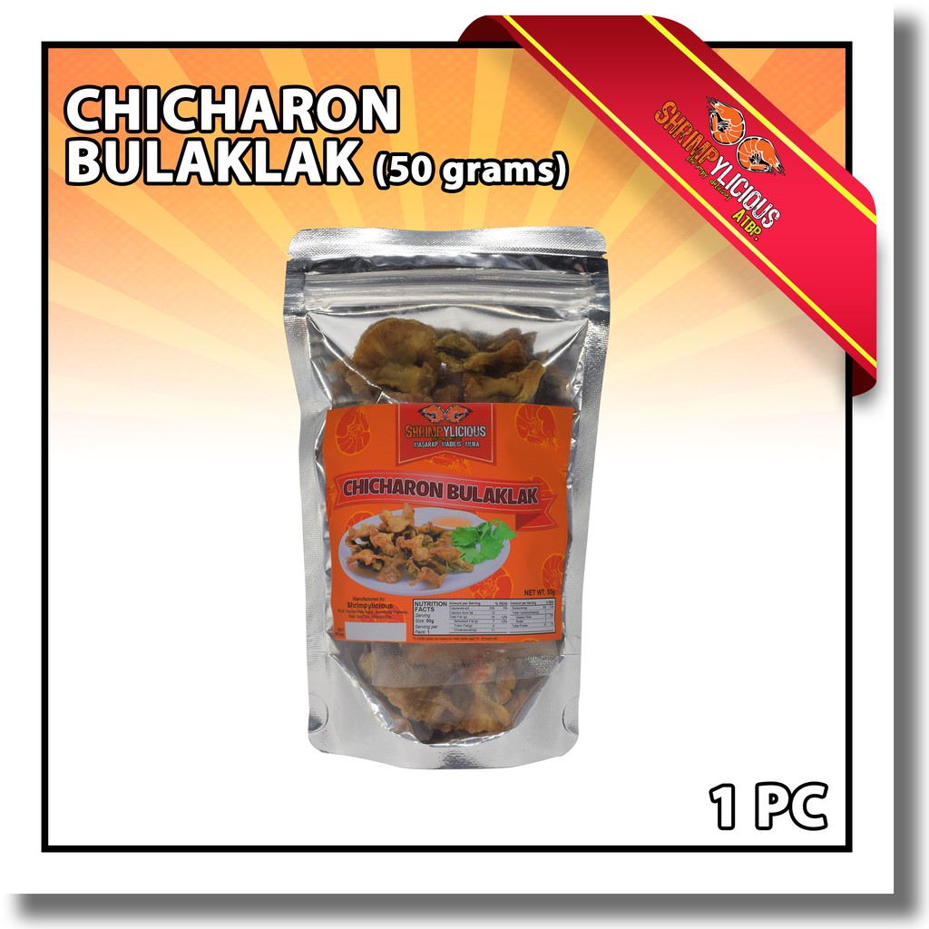 Shrimpylicious 1 pc Chicharon Bulaklak 50grams / Keto friendly
