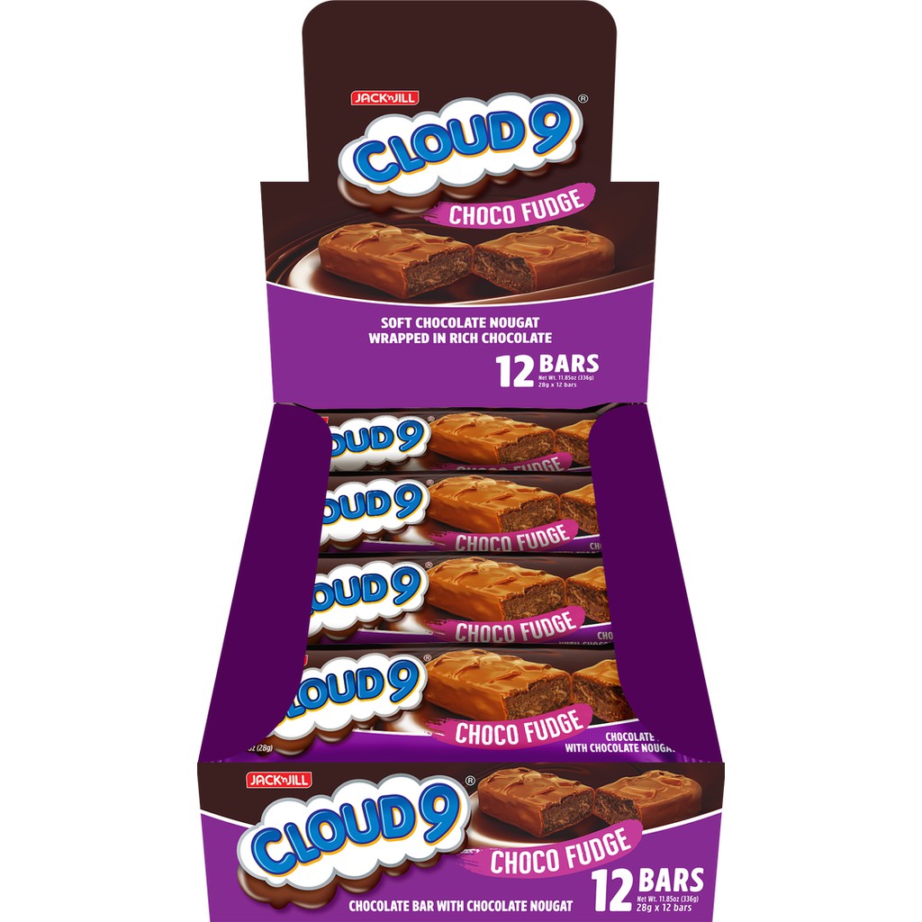 Cloud 9 Choco Fudge Bars (12 x 28g) Shopee Philippines