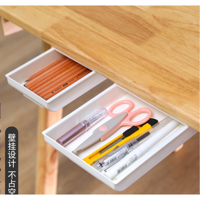 Hidden wall hanging drawer type drawer box for household non