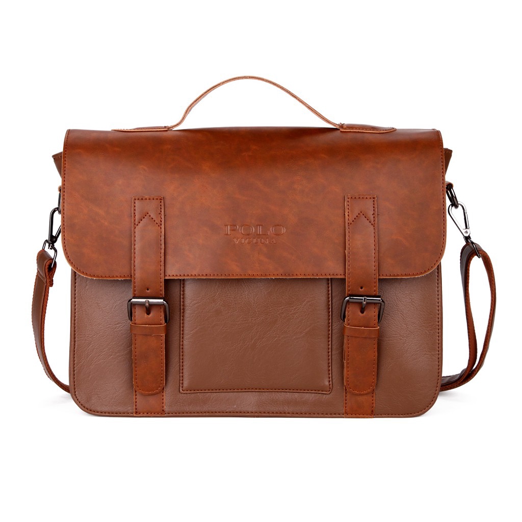 VICUNA POLO Messenger Bag For Men Classic Business Crossbody Shoulder