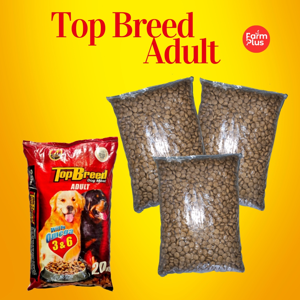 Top Breed Dog Meal for Adult 1kg (repack) Shopee Philippines