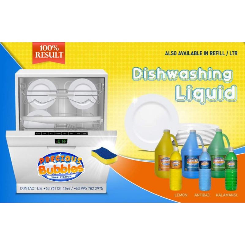DISHWASHING LIQUID PRECIOUS BUBBLES Shopee Philippines