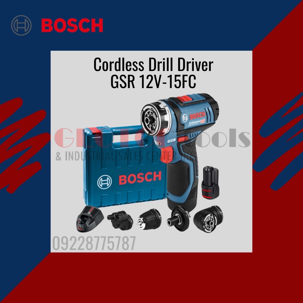 BOSCH 12V CORDLESS DRILL DRIVER GSR 12V15FC Shopee Philippines