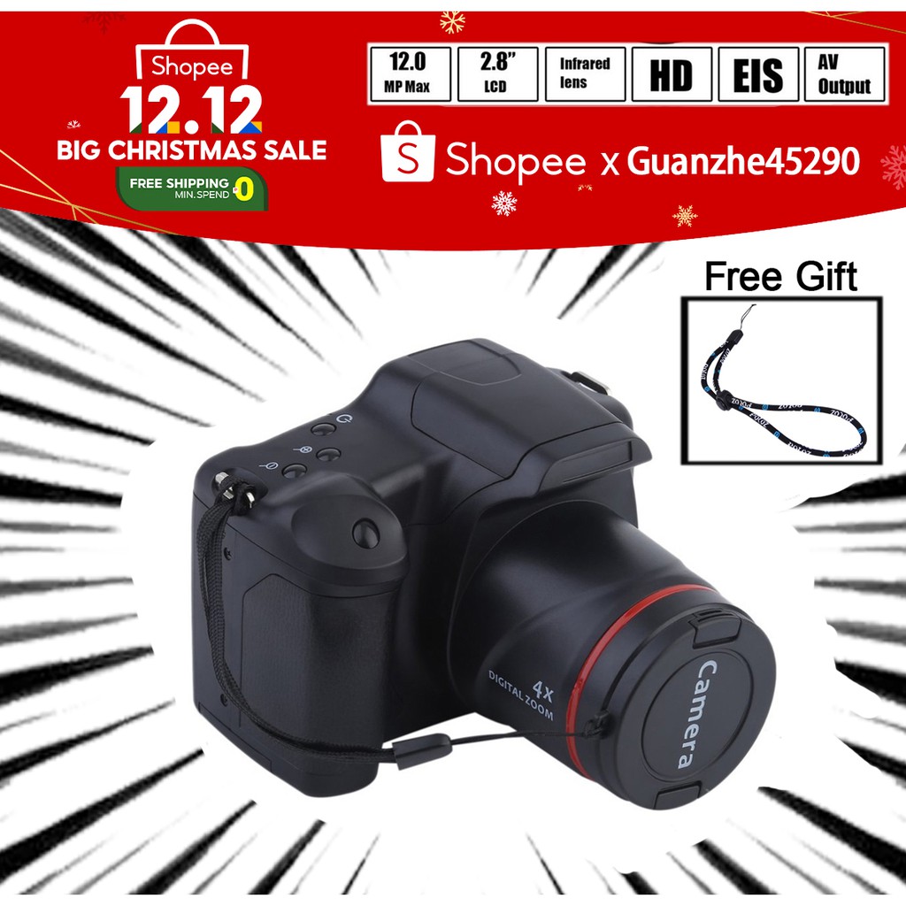 [11.11 Heat SALE] Digital Camera 720P 16X ZOOM DV Flash Lamp Recorder