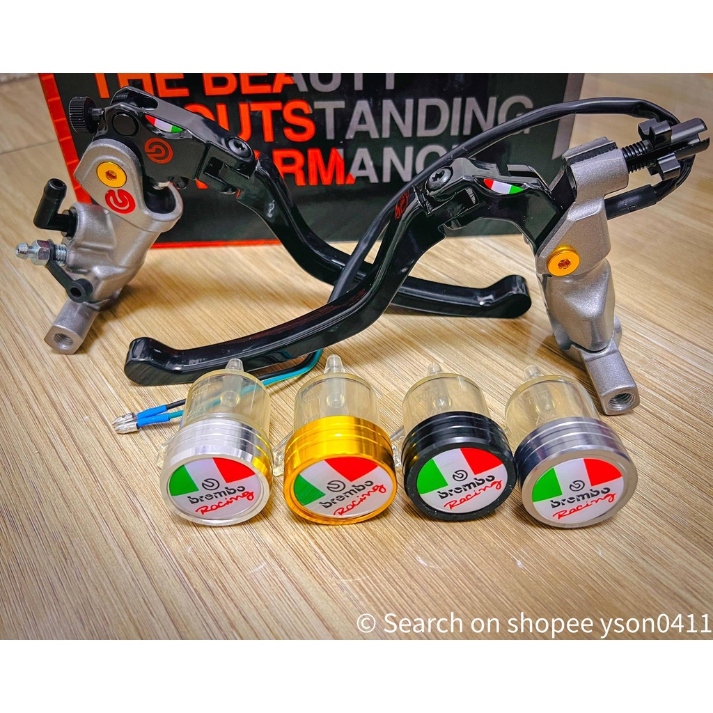 Brembo P19 Brake Master Single Tank with Side Mirror Clamp * UNIVERSAL * Shopee Philippines