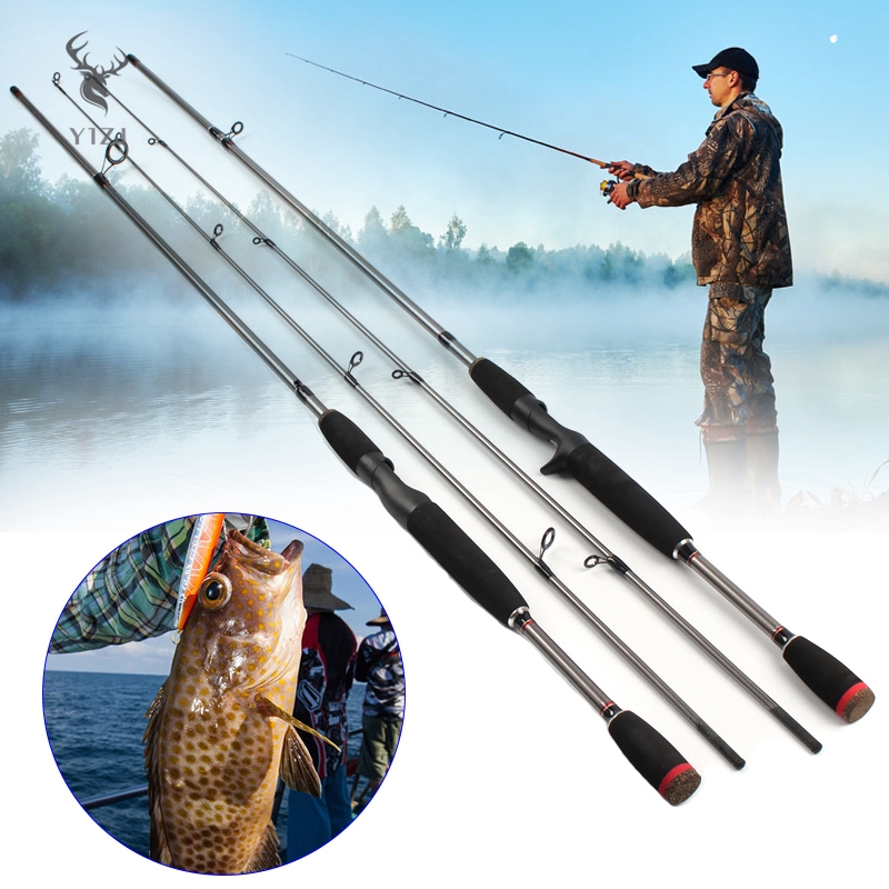 COD& Saltwater Carbon Fiber Fishing Pole Fishing Rod Freshwater