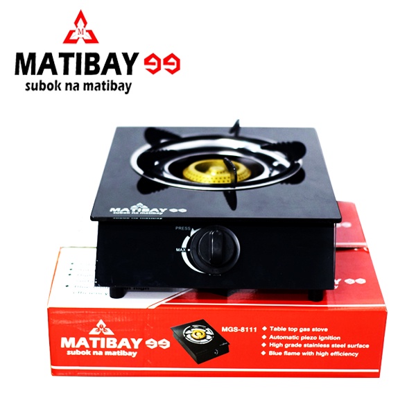 COD MATIBAY GLASS SINGLE BURNER STOVE MGS8111 HIGH QUALITY Shopee