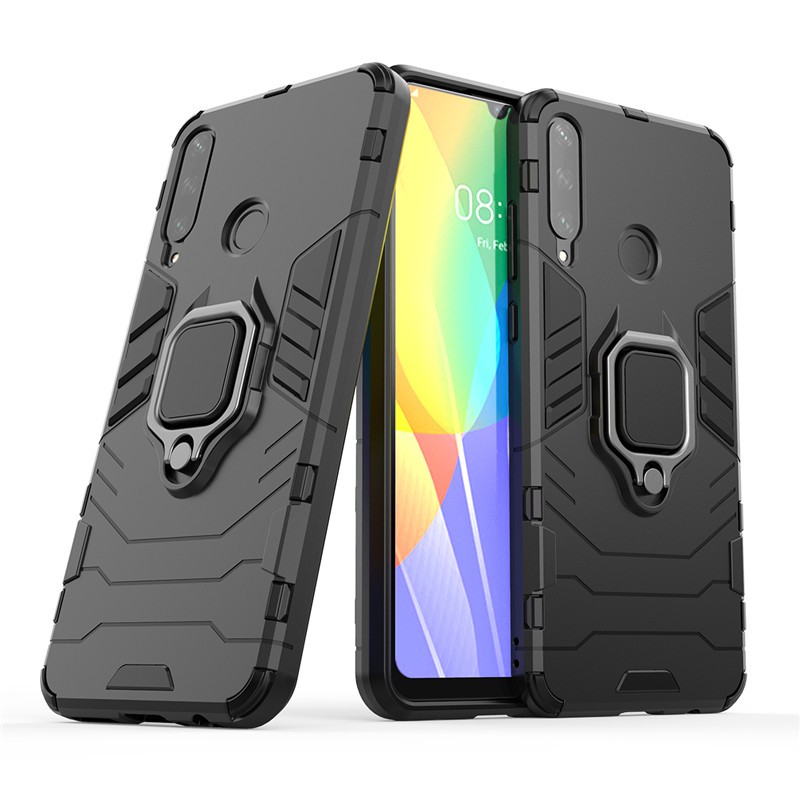 Huawei Y6P Case Silicone Hard Plastic Armor Back Cover Phone Case