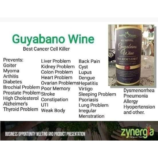 25 ++ guyabano wine zynergia benefits 316992