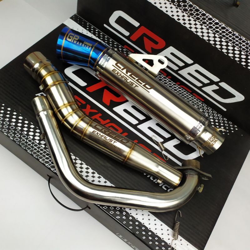 Creed exhaust pipe TMX 125 155 EURO DESERT BIG ELBOW 51mm canister pipe
