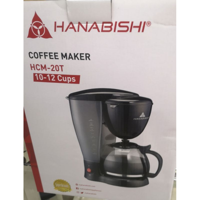Hanabishi Coffee Maker, 1012 cups Shopee Philippines