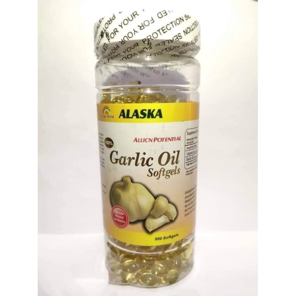 Alaska garlic oil 500 softgels Shopee Philippines