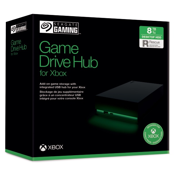 Seagate 8TB Game Drive Hub For PC Xbox One Series S X PS4 Backup Plus