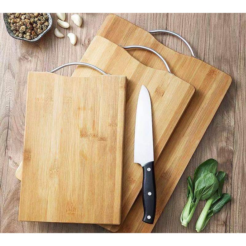 Bilibili Bamboo Wood Chopping Board Cutting Board Knife Board With