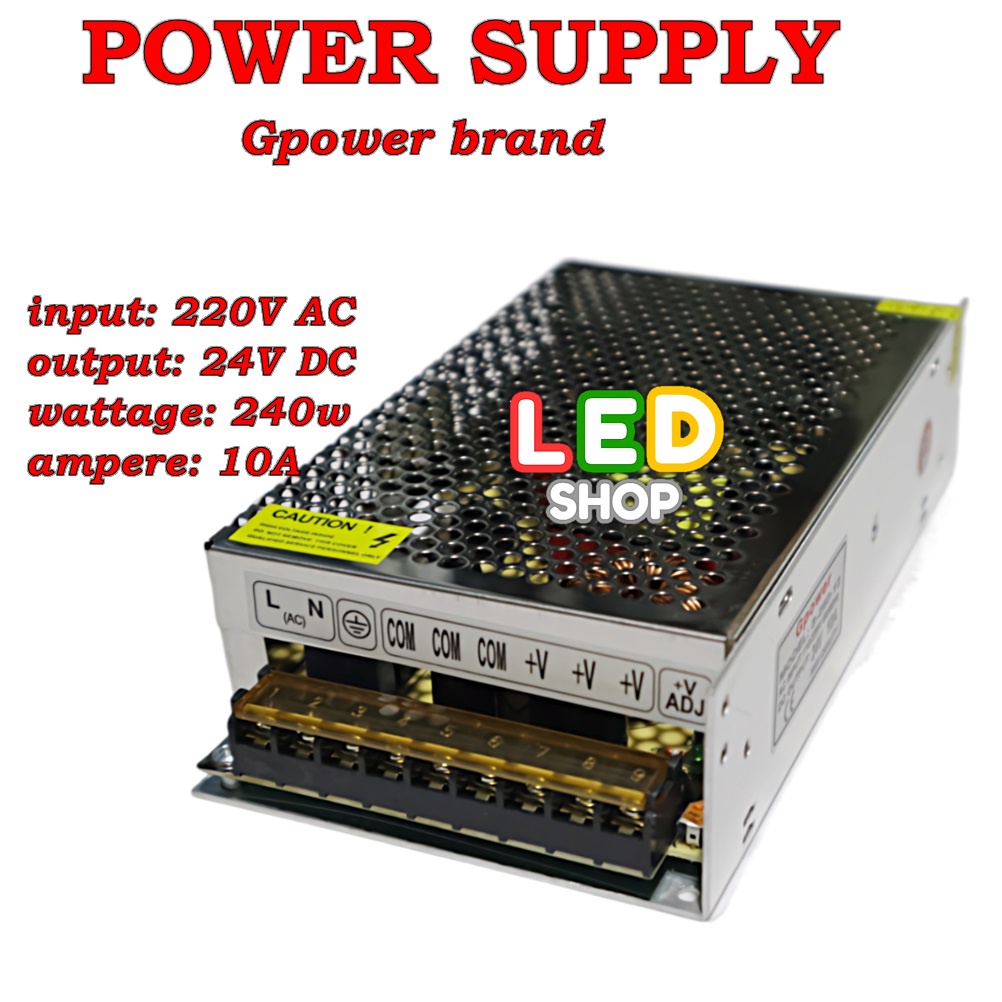 DC 24V Power Supply Transformer Driver 24v 240watts 10ampere 240w 10a