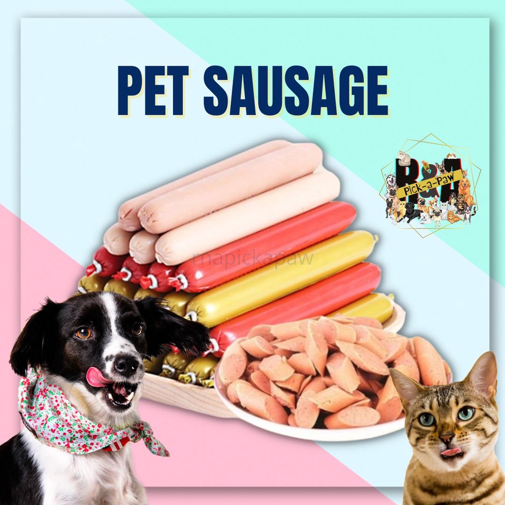 PAP Pet Sausage Dog and Cat Snack Sausage (Chicken and Beef Sausage