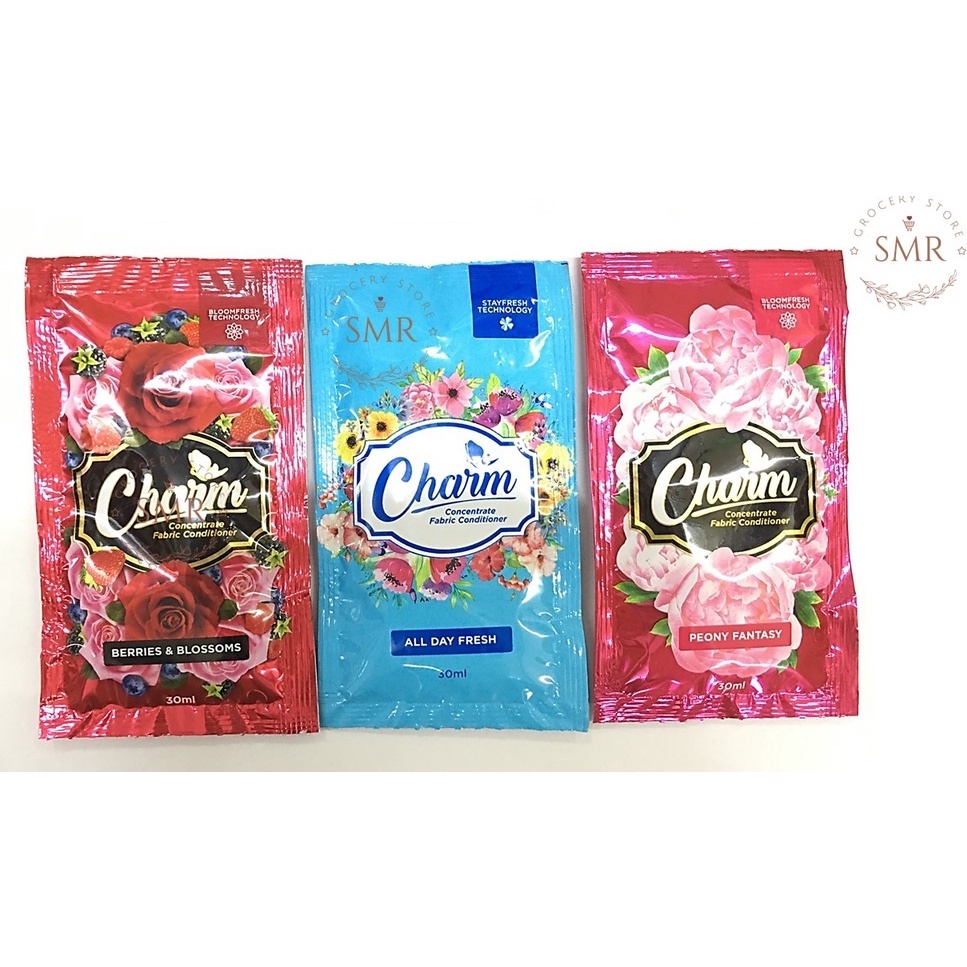Charm Fabcon Fabric Conditioner Sachet 30mL by 6 Shopee Philippines