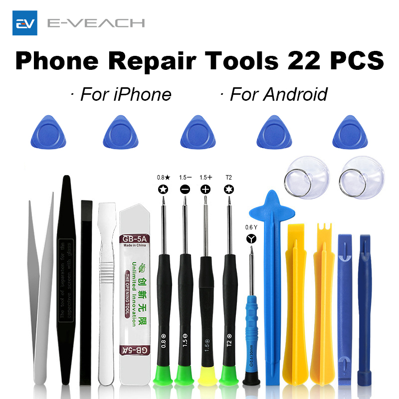 22 In 1 Mobile Phone Repair Tools Kit for iPhone / Android Cell Phone