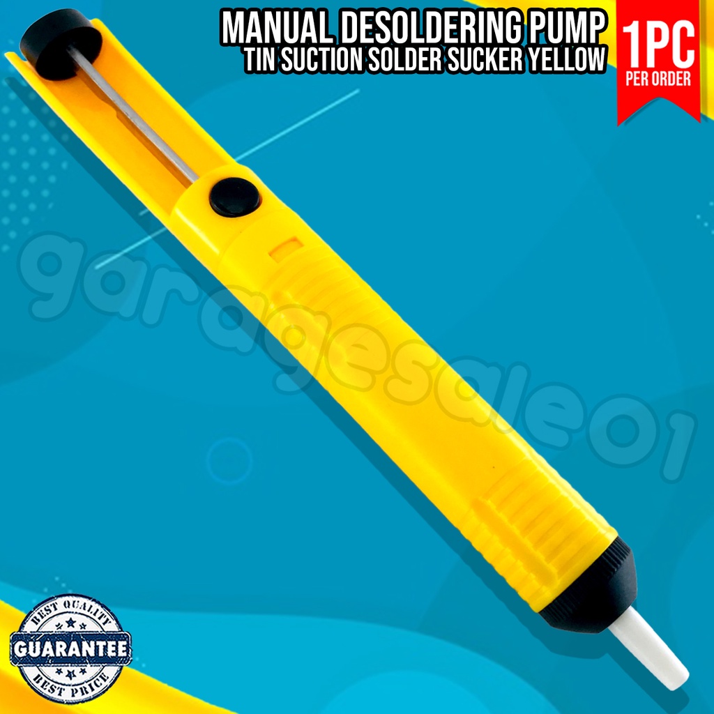 Manual Desoldering Pump Tin Suction Solder Sucker Heavy Duty Shopee