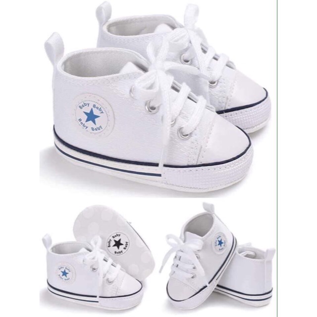 Top 78+ images converse crib shoes white In.thptnganamst.edu.vn