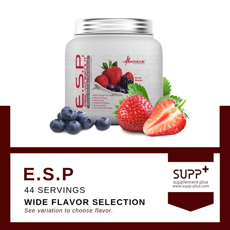 Esp Pre Workout Label