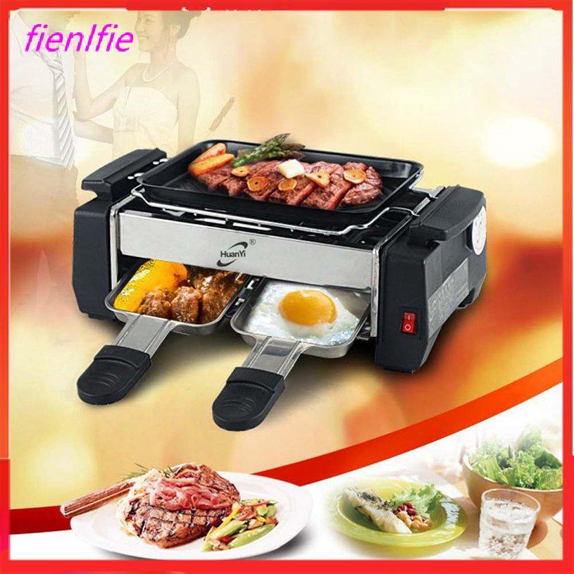 finelife 1000W High Power Nonstick Family Barbecue Electric Raclette
