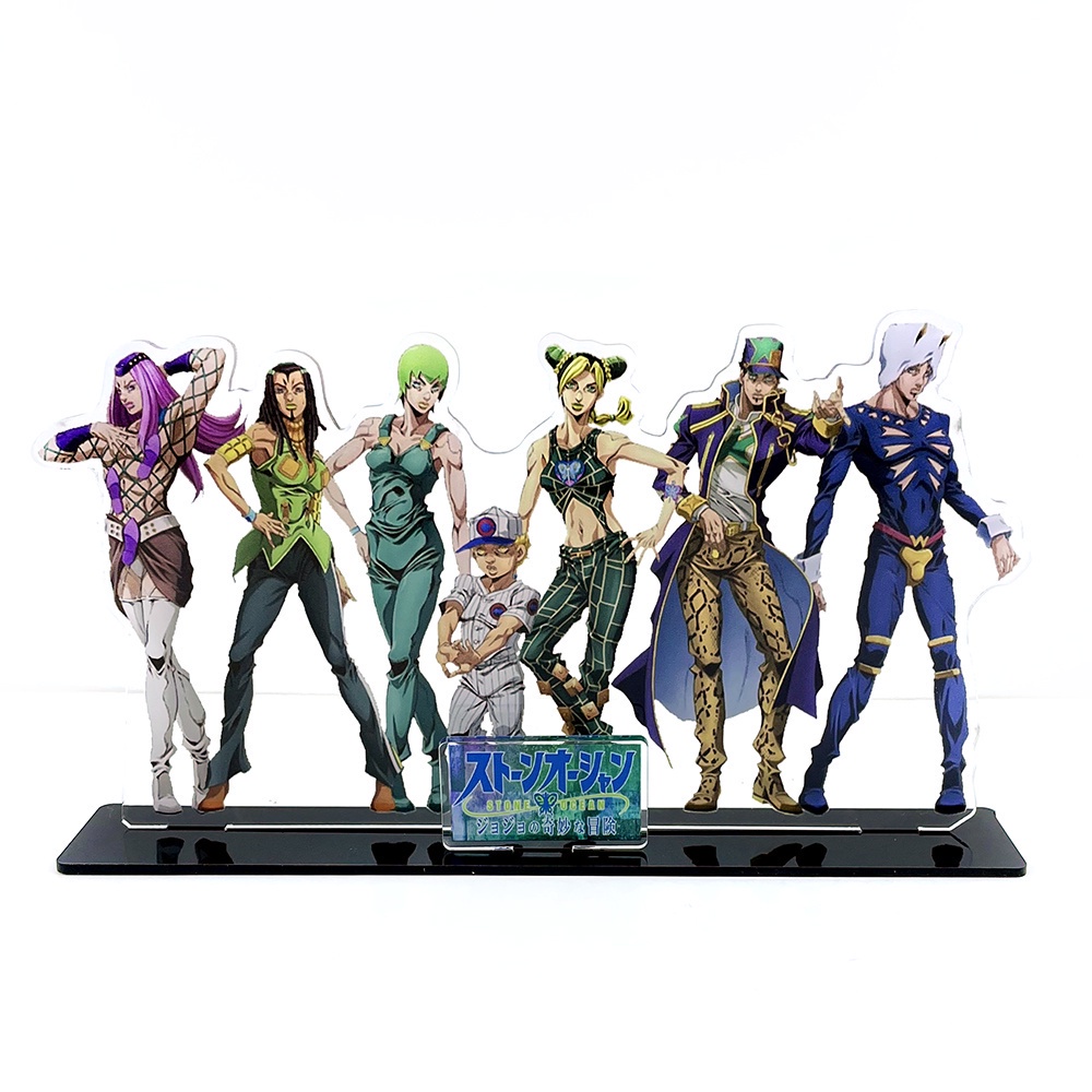 JOJO's Bizarre Adventure Stone Ocean group Jolyne Hermes Anasui Emporio