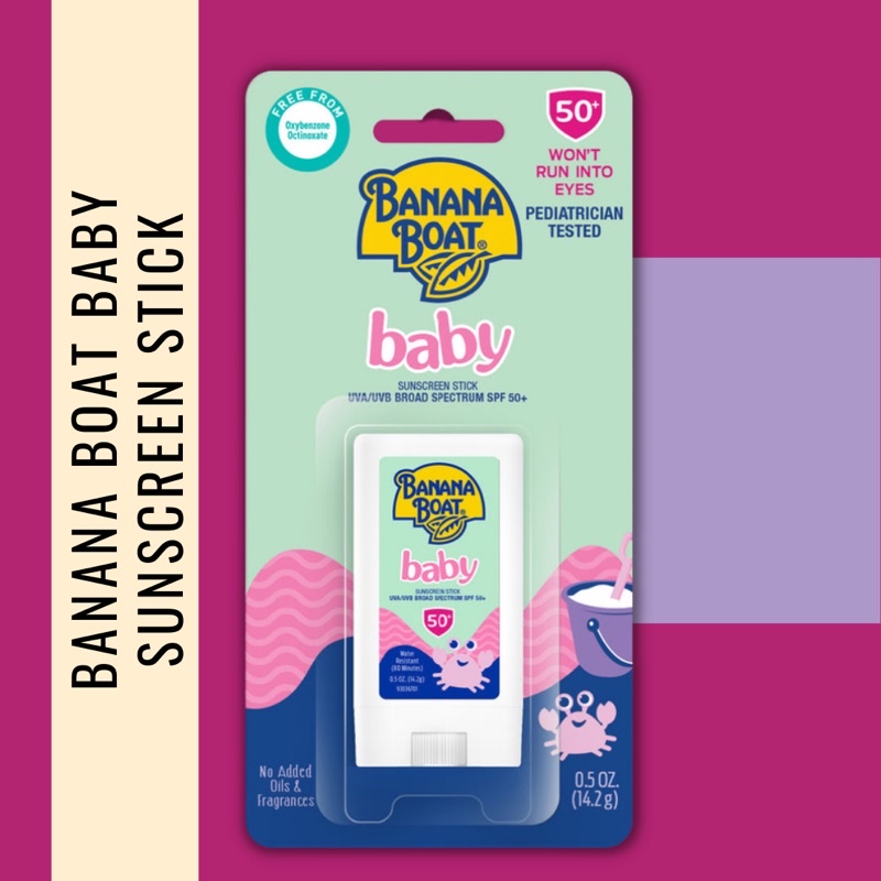 Banana Boat Baby Sunscreen Stick SPF 50+, 14.2 g Shopee Philippines