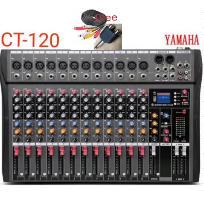 YAMAHA 12 Input Channels Mixer CT120S Sound System with Bluetooth