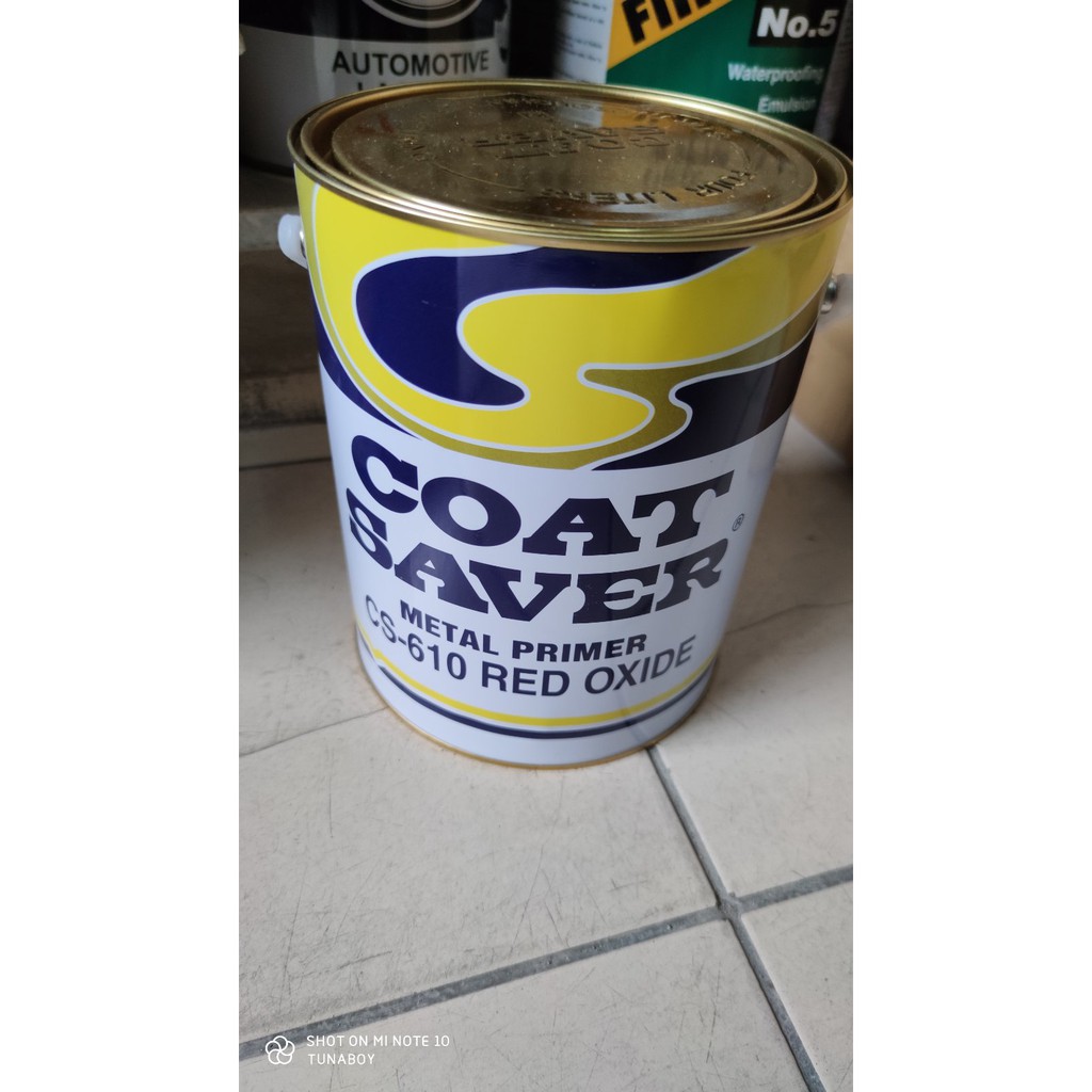 Coat Saver Red Oxide Metal Primer CS610 Gallon / 4 Liters Shopee