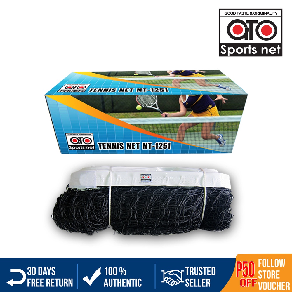 GTO Tennis Net Nylon with Cable x 1 pc Shopee Philippines