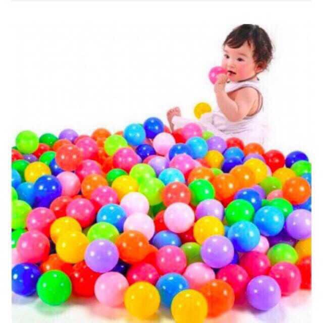 luckinmall 100 PCS Multicoloured Soft Ball Pit Balls Playpen Balls