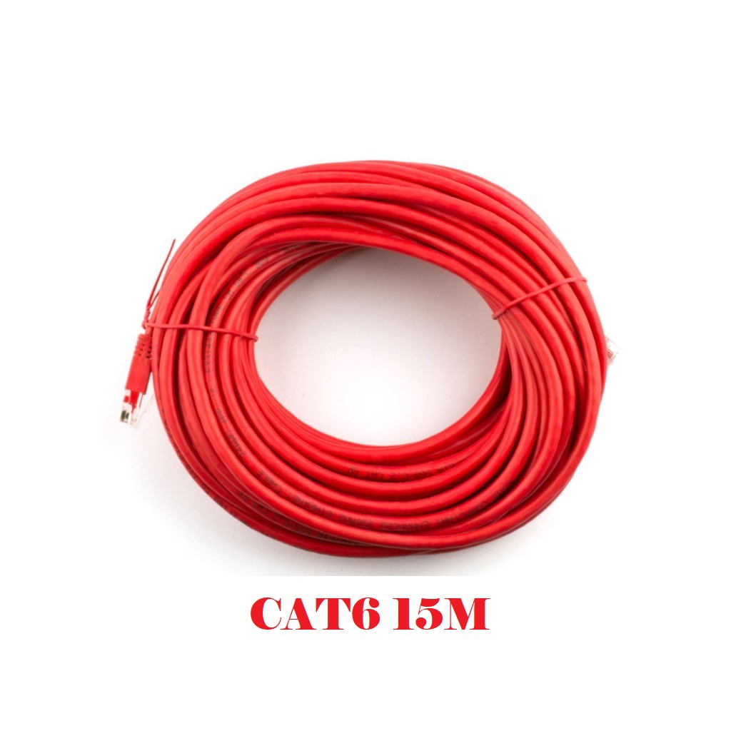 Cat6 Cable (15m) (Red) Shopee Philippines