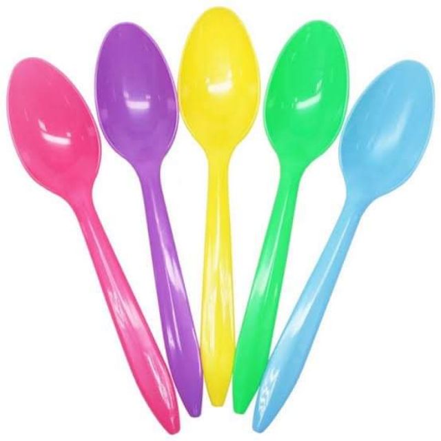25pcs. Disposable Plastic Cutlery [Spoon, Fork, Spork, Toy Spoon