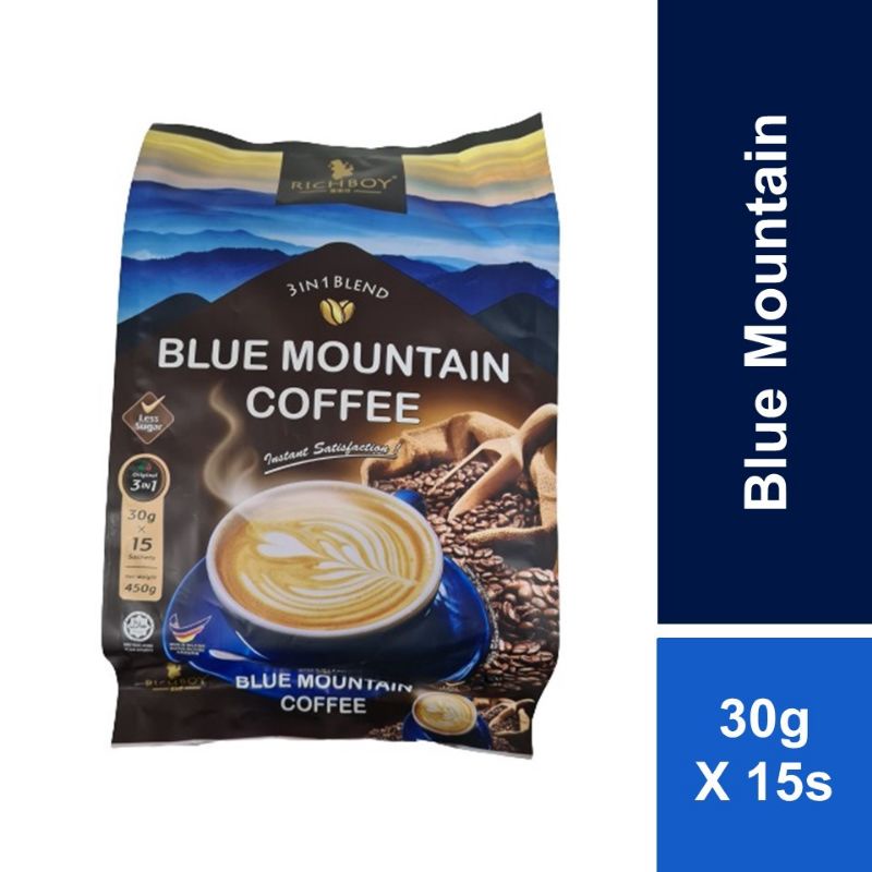 Blue Mountain Coffee Less Sugar RichBoy Brand Shopee Philippines