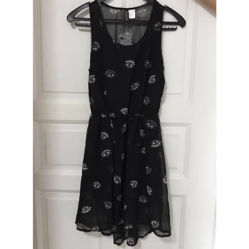 H&M Women’s Sheer Dress (US 4 EU 34) Shopee Philippines