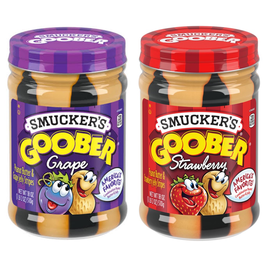 Smucker's Goober Peanut Butter & Jelly Mix (Strawberry & Grapes) 18 oz (500g) Shopee Philippines