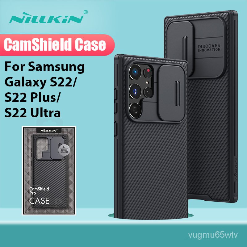 For Samsung Galaxy S22 Ultra Case NILLKIN CamShield Pro Sliding Camera