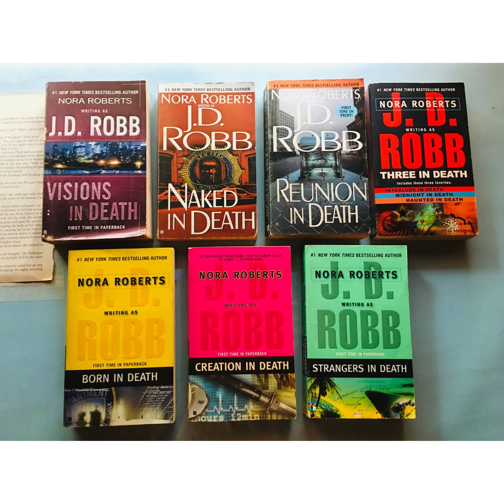 Nora Roberts/J.D. Robb Paperback In death series Shopee Philippines