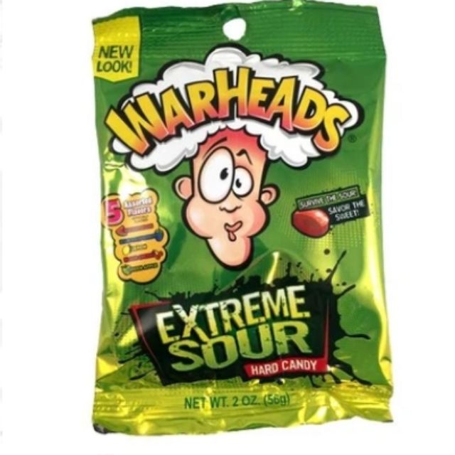 WarHeads Extreme Sour Hard Candy 56g Shopee Philippines